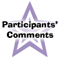 Participants’ comments